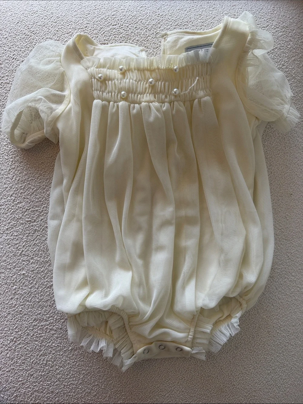 Cream wedding bodysuit